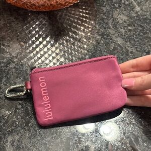 Lululemon Pink Coin Pouch